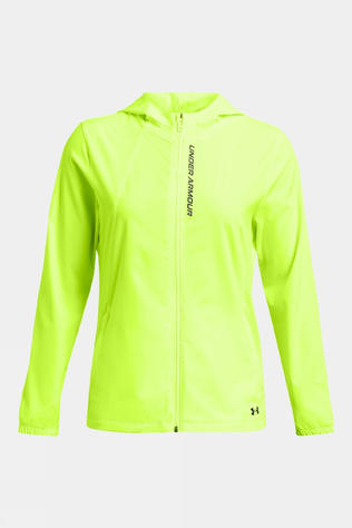 Under Armour Womens Outrun The Storm Jacket High-Vis Yellow/Reflective