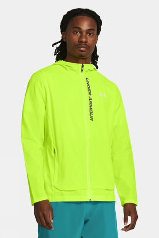 Under Armour Mens Outrun The Storm Jacket High-Vis Yellow/Black/Reflective