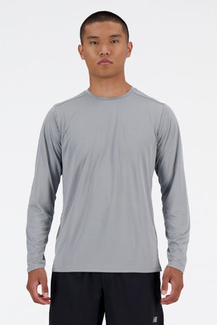 New Balance Mens Sport Essentials Long Sleeve Top Slate Grey