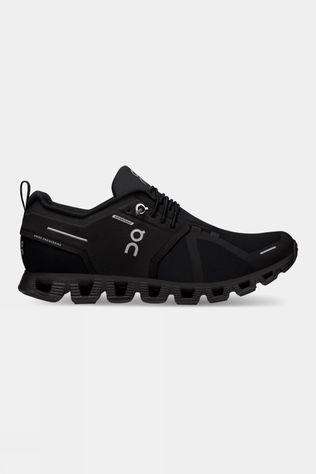 On Womens Cloud 5 Waterproof Shoes All Black